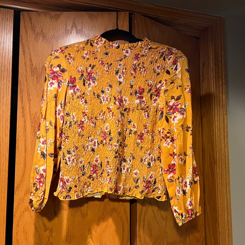 Love to be Spoiled floral long sleeve, size: medium